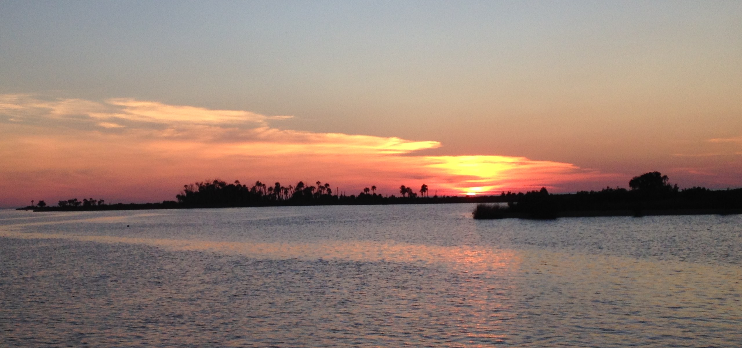 Sunset at Shell Island