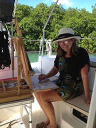 brenda-in-boat-studio